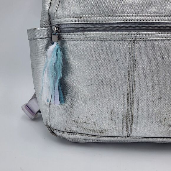 State Bags Kane Double Pocket Backpack Blue Metallic SOLD OUT - Picture 10 of 14